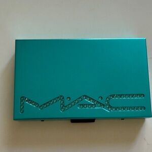 MAC new Turquoise Rhinestone 6 Eyes Jewel eyeshadow pallet, +applicator, Compact